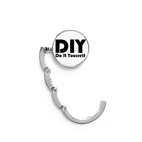 Soporte plegable de bolso DIYthinker con gancho articulado de colgar para escritorio