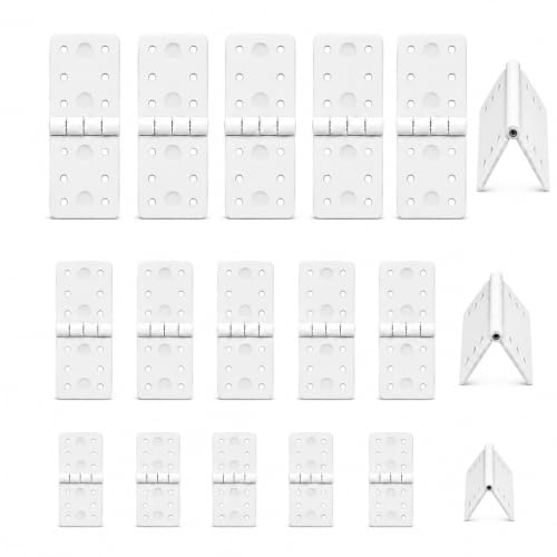 Nylon Hinge, 3 Sizes Mixed with 18 Pieces, Suitable for Remote Control Aircraft Model Aircraft Parts...