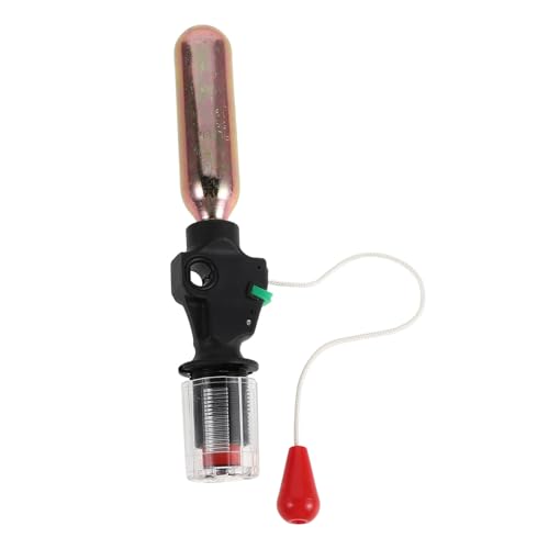 BRIGHTFUFU Accesorio Automático para Chaleco Salvavidas Inflable Negro con Activación Automática por Agua y Resistencia Fiable al Movimiento, Material de Acero y Plástico para Uso Costero