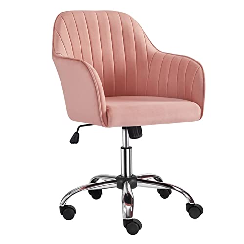 YLHMNE Sillas de Cocina tapizadas Gruesas Silla Ajustable Pink Computer Gamer Chair Mobiliario de Oficina