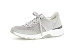 Verschluss: Ohne Verschluss Gabor Damen Sneaker, Frauen Halbschuhe,lose Einlage,Halbschuhe,straßenschuhe,Freizeitschuhe,keil,Sneaker,Wedge,Keilabsatz,Light Grey,43 EU / 9 UK