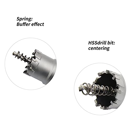 50Mm Hole Cutter Tct Carbide Hole Saw Kkmoss Stainless Steel Drill Bit Tungsten Alloy Hole Drill Cutting Diameter 1-15/16” Hole Saw #TOP2