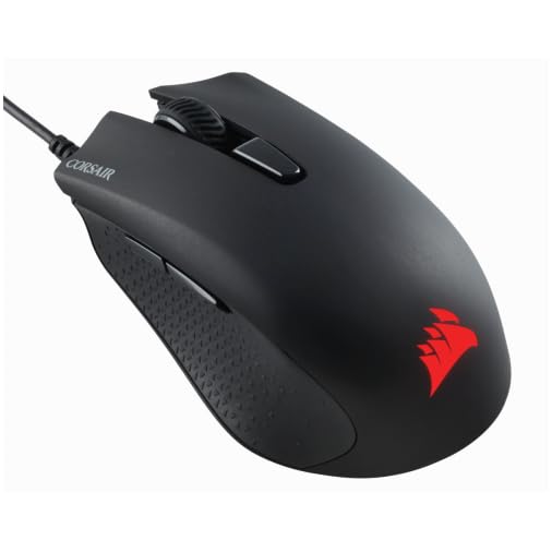 Image of Corsair CH-9301011-AP USB Gaming Harpoon RGB Gaming Mouse, Backlit RGB LED, 6000 DPI, Optical Sensor
