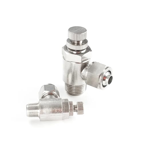GORUBXOI 6 Piezas KL-SL6 KL-SL8 KL-SL10 KL-SL12 Accesorios de Conector rápido de Ajuste rápido Codo neumático(KL-SL10-01)
