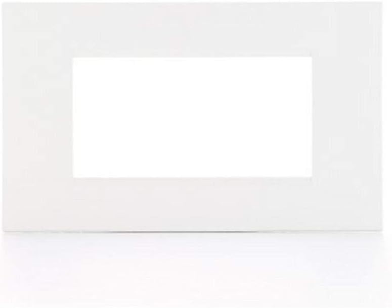 BTicino LivingLight LNA4804AR 4-Module Plate, Multi-Colour, Grey