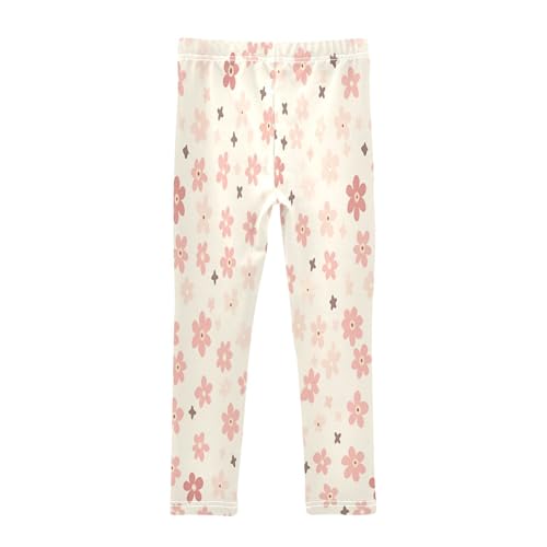 Toddler Girls Leggings Printed Yoga Pants Leggings Pink Floral for Kids2