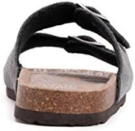 MUK LUKS Women's Terra Turf Marla Flat Sandal, Chocolate, 9 | Image 2