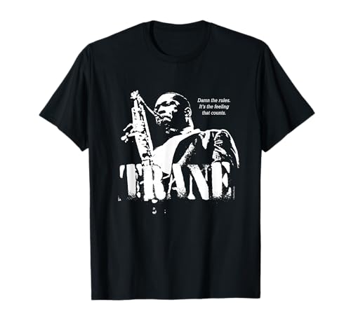Coltrane Jazz Wisdom Saxofonista Músico (1 color) Camiseta