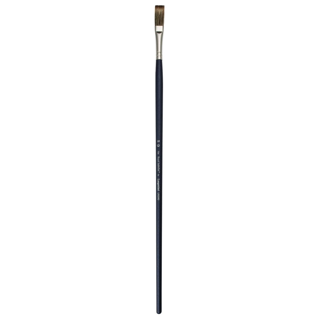 Royal Sabletek Long Handle Flat 8 - Artist Paint Brush - L95590-8 - Single by Nowells