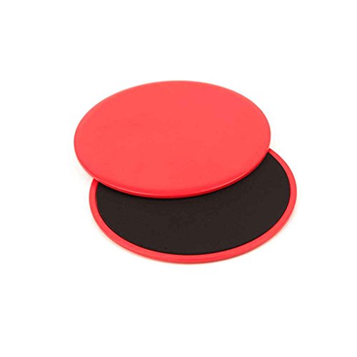 Masterein 2pcs Gliding Discs Strength and Stability Sliders pour la Maison et la Gym Fitness Training
