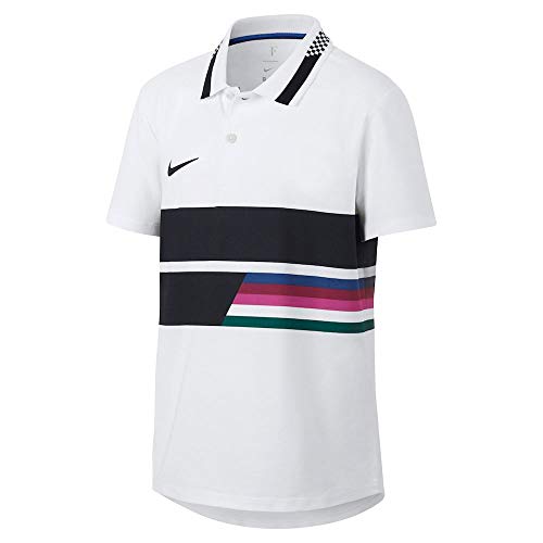 Nike RF B Nkct ADV Polo chemise sport tennis enfant maillot respirant