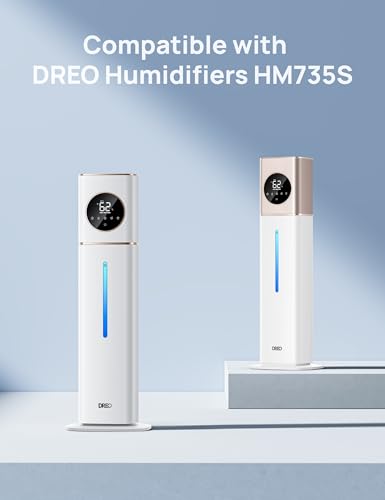Dreo 3-Pack Demineralization Cartridges for HM735S Humidifiers – Prevent White Dust and Mineral Build-Up