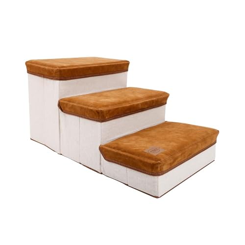 Manowa �h�b�O�X�e�b�v 3�i ���[�t�� �܂肽���� �� �K�i ���S�y�� �Ռ��z�� ���^�� �q�� ��� �V�j�A�� �y�b�g�p ���ݑ� �y�� �R���p�N�g �\�t�@ �x�b�h�p ���p�i (�u���E��)