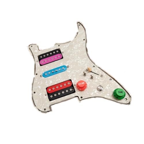 Pickguard guitare HSH pré-câblé avec micros Alnico 5 humbucker