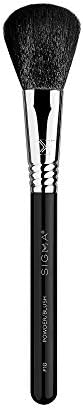 Sigma Beauty Professional F10 Powder synthetic Face Makeup Brush SigmaTech® fibers for Blending Foundation and Loose Powder Makeup