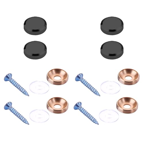 4Pcs Glass Screws Decorative Caps Covers Glass Fastener Advertising Nails Caps Fasteners For Teas Table Glass Furniture
