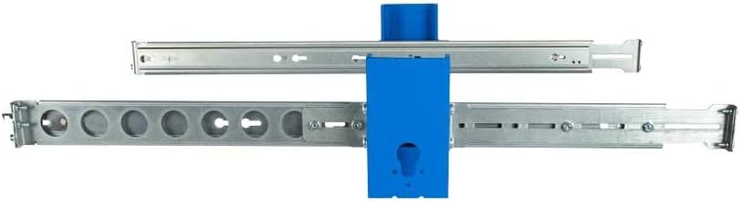 RackSolutions 1U Cobra 155-A Dry Slide Rail for Dell PowerEdge R210/R240, Fits 2 Post and 4 Post Racks, Compatible with Shallow Depth Racks, Supports Square, Round, Threaded Holes