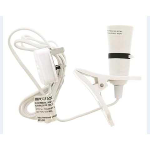MAKKAI Clip Desk Lamp Holder with Cable Cover