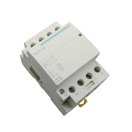 Contacteur modulaire 40A 2NC 2NO tetrapolaire TOCT1 rail DIN 400V