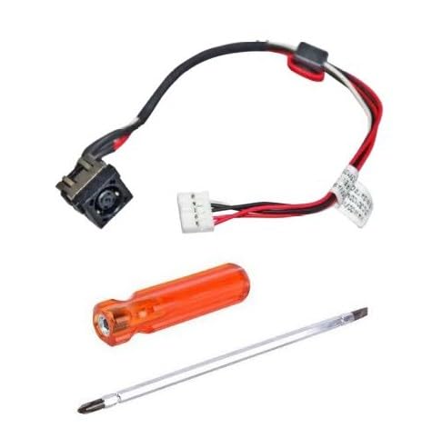 Image of Laptop DC Power Jack for Dell Inspiron 15R (5521), 15 (3521), 15R (5537), M531R (5535), 15 (3537), 15 (3531), Latitude 3540, DP /N: YF81X, 0YF81X Comes (Screwdriver kit)