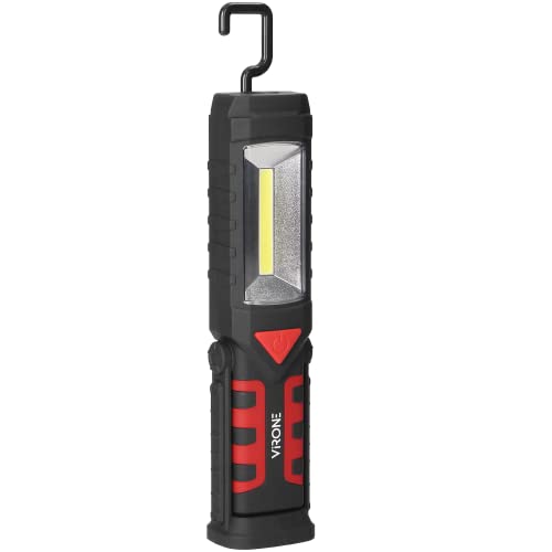 VIRONE WL-5 Werklamp Led Oplaadbaar COB 3W + 1W 2800mAh met Powerbank Functie - Image 4