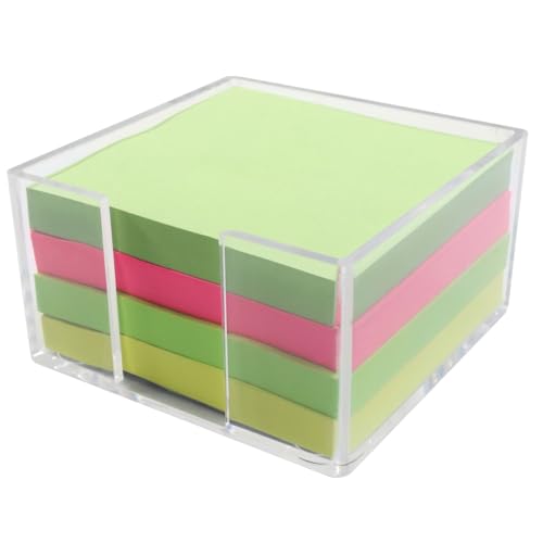 Distributeur de notes adhésives 7,6x7,6 cm : fini le bureau en désordre avec ce dévidoir