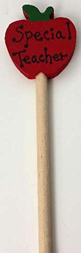 Wooden Pointer, AA-731APSaySpecial18-18" Made in USA w/Saying Special Teacher & red Rubber end Cap, Perfect for Smart Board Screen(Teachers Appreciation).