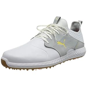 PUMA 193825, Zapatos de Golf Hombre, White High Rise, 42 EU