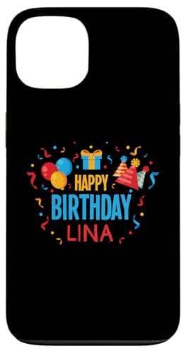 Feliz Cumpleaños Lina Carcasa para iPhone 13