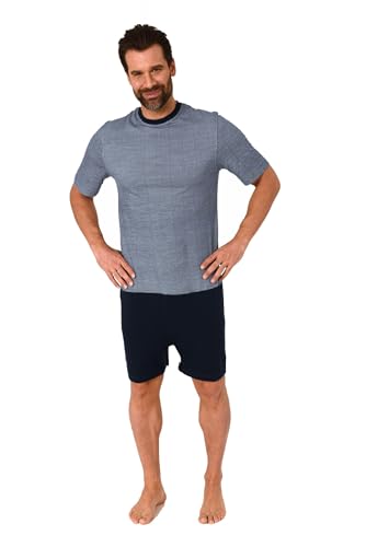 Men's Alzheimer's Clothing Nursing Jumpsuit Pajama Short Sleeve with Zipper at Back and Leg