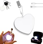 Purse Glow Heart Light,Purse Handbag Light,Rechargeable Touch Sensing Lights,Love Wallet Tote Bag,Handbag Sensing Lights,Portable Activated Purses LED Lamp with Clip,Gift for Valentine's Day(1Pcs )