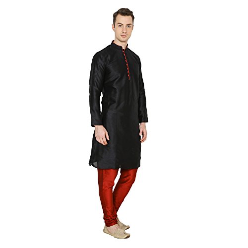 Image of Royal Kurta Men's Silk Blend Kurta Pyjama Set