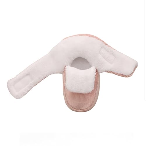 Baby Boys Girls Cotton Booties Non Skid Soft Sock Boots Infant Slippers Newborn First Walker Crib Shoes Pink 11CM4