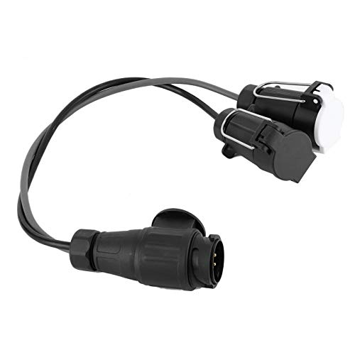 Conector de remolque de 13 a 7 pines N y S CHICIRIS de plástico con contactos de latón 2