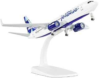 Busyflies 1/300 Scale Model Aircraft American Jetblue Boeing 737 Model Plane Alloy Diecast Planes