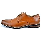 Bruno Marc Moda Włochy Prince Męskie Klasyczne Nowoczesne Oksfordy Z Zamkami Buty Slip On, Brązowy, 47 EU Szeroki