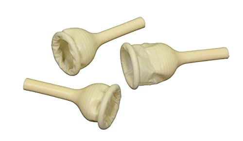 25 Rubber Urinal Bag Male External Catheter Single use 25 Count Comes with a Foam Strip for Tightening 1 Count(Pack of 1) (Medium 25 mm 1 Inches)
