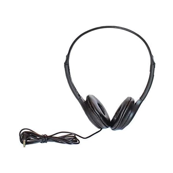 SN313 Classroom Over The Head Stereo Headphones with Leatherette Earpads, Black, Count of 500, Pack of 1 - Image 4