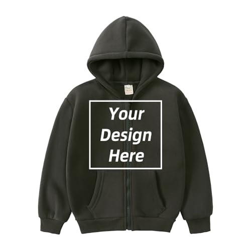 Kids Boys Girls Custom Sweatshirt Add Your Own Text and Design Hoodie Cotton Personalized Pullover