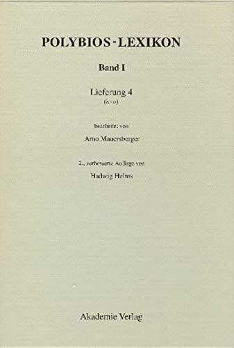 Polybios-Lexikon, Band I, Lieferung 4 (lambda-omikron): 1