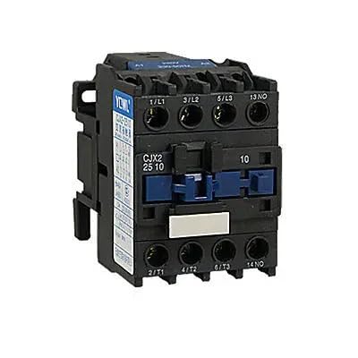 Contacteur tripolaire CJX2-2510 220V 25A pour commande de circuit électrique triphasé