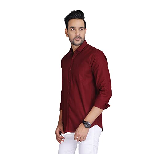 Image of Man Slim Fit Cotton Casual Shirt