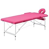 Couleur : rose Générique Table de Massage Pliable 2 Zones Aluminium Rose,Santé & beauté,Hygiène personnelle,Massage & Relaxation,Tables de Massage,Rose,15.1 KG,110194