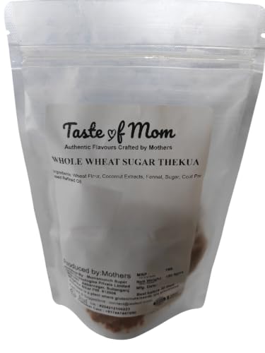 Image of Taste of MOM Thekua Traditional Bihar Sweet Snack | Whole Wheat & Sugar Indian Mithai | Classic Regional Recipe | Regular Pack 150g | Traditional Indian Sweet Treat