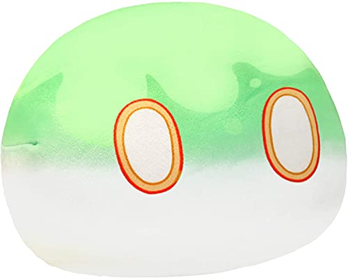 11.8" Genshin Impact Slime Peluche Oreiller Monster herbe peluche Cussion 30 cm (herbe, 30 cm) Cover