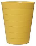 Nipogear Slim Round Plastic Small Trash Can Wastebasket 1.5Gallons Garbage Container Bin (Yellow,...