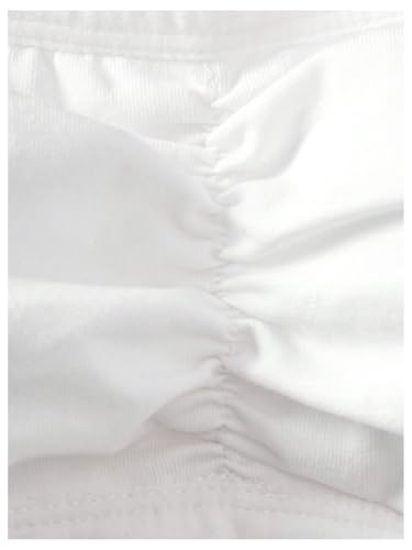 OYOANGLE Girl's 2 Pack Strapless Tube Bras Wireless Padded Seamless Bandeau Bralettes3