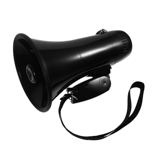 NAMOARLY Small Portable Bullhorn Megaphone for Cheerleading and Events Lightweight Handheld Speaker with Recording for Sports Rallies and Emergency