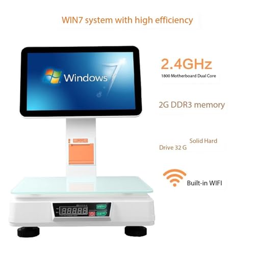 Báscula electrónica integrada con pantalla táctil 5.6 y WiFi miniatura 3