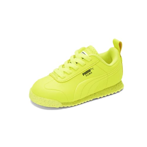 PUMA Toddler Boys Roma Retro Speckle Slip On Sneakers Shoes Casual - Yellow2